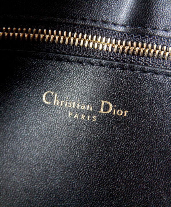 Christian Dior Caro Double Pouch Bag Black